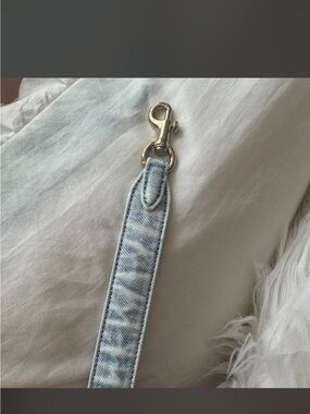 Coach denim crossbody strap